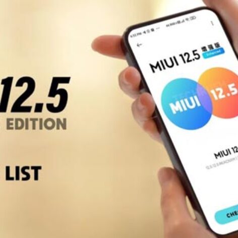 لیست انتشار آبدیت MIUI 12.5 Enhanced